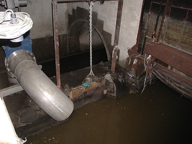 Druckleitung Friedensbrücke